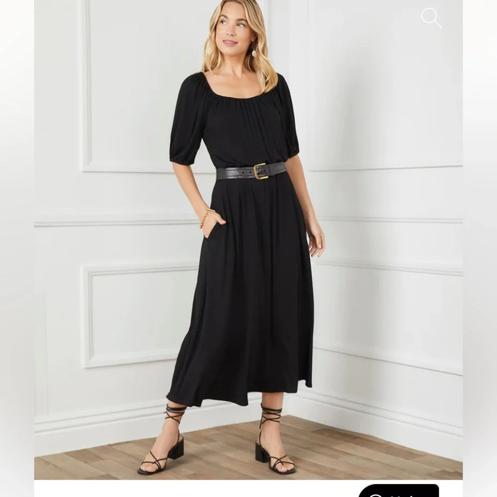 NWOT Karen Kane Peasant Artisan Dress - Picture 2 of 7